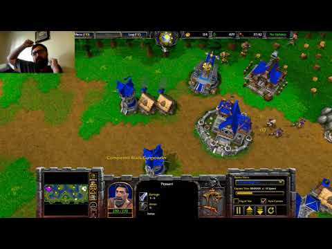 Warcraft 3: Reforged: Humans vs Easy Undeads GG