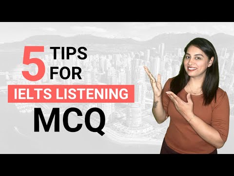 5 Tips for IELTS Listening MCQ Questions 2025 #ielts2024 #ieltspreparation