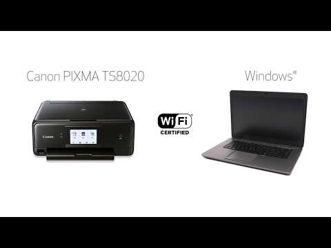 Thumbnail for Canon PIXMA TS8020 - Easy Wireless Connect Method with a Windows Computer