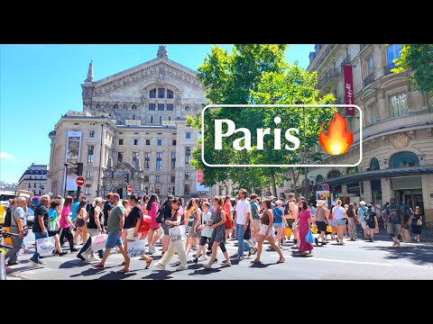 Paris, France 🔥 🇫🇷 - PARIS HOT SUMMER WALK, June 29, 2025 - Paris 4K