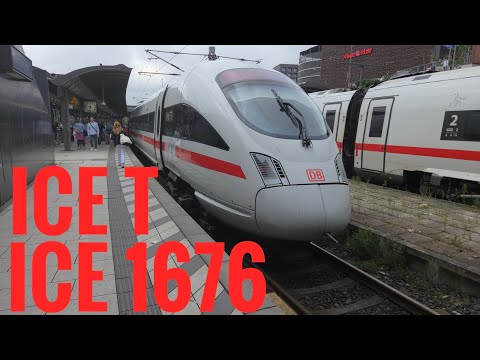 Mitfahrt ICE 1676 (ICE T) von Kassel Wilhelmshöhe nach Hamburg Hbf