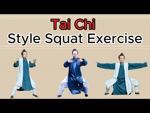 Tai Chi Style Squat Exercise | Build Muscle Strength & Improve Joint Health