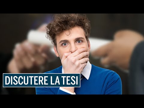 Come DISCUTERE la TESI di LAUREA