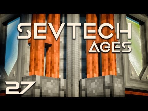 SevTech: Ages EP27 Immersive Tech Solar Tower + Diesel Generator