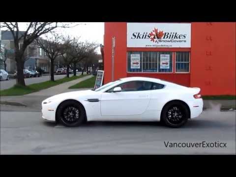 Aston Martin V8 Vantage - Accelerations & Downshifts!