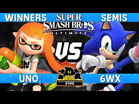 Smash Ultimate Tournament Winners Semis - Uno (Inkling) vs 6WX (Sonic) - CNB 203