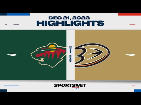 NHL Highlights | Wild vs. Ducks - December 21, 2022