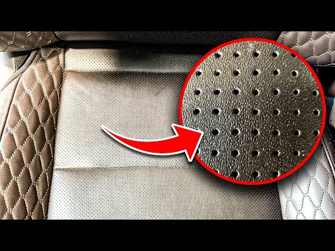 How to Clean Perforated Leather - SUPER EASY!