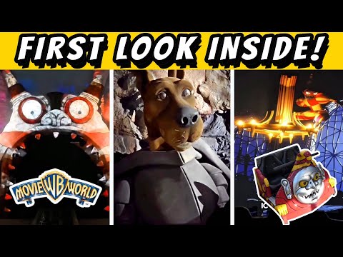NEW Footage INSIDE Scooby-Doo Spooky Coaster at Movie World!