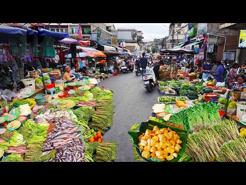 Massive Food Supplies at Cambodia’s Hidden Countryside Market!
