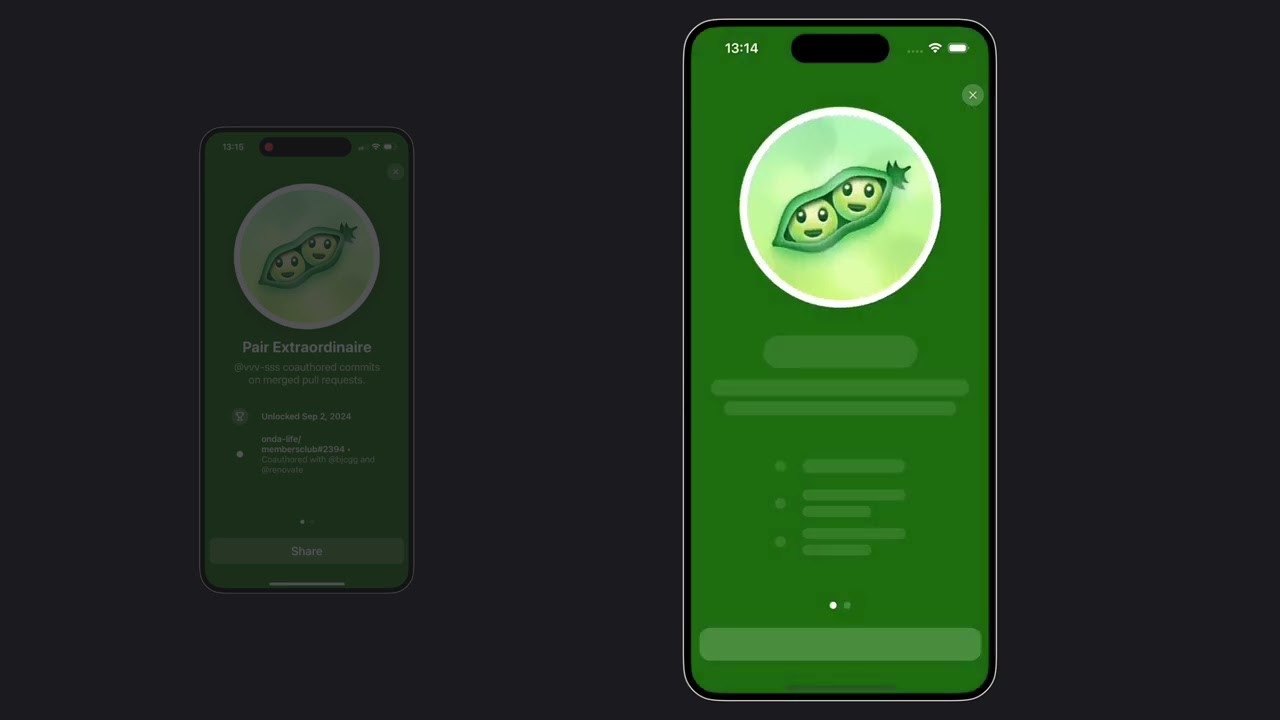 Github Achievements Carousel Animation ✦ React Native ✦ makeitanimated.dev