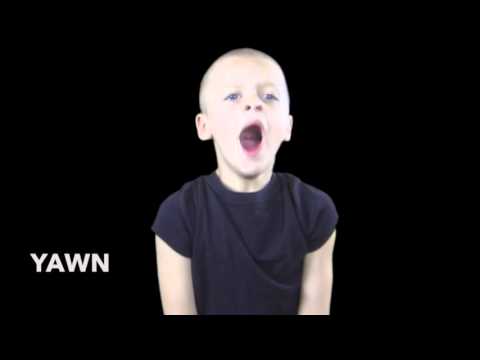 How to Sign Yawn in Auslan