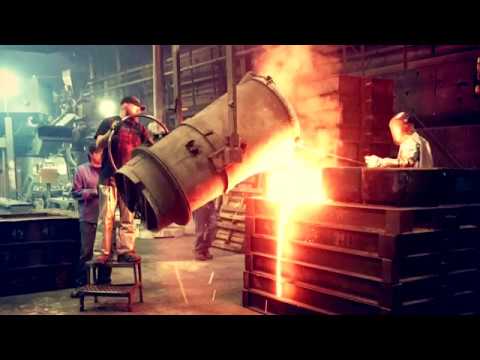 Building the engine frame for the 150 HP Case Steam Engine