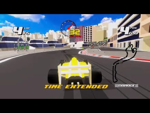 Formula Retro Racing (PS5) Monte Carlo Race Track (Expert + No Damage)