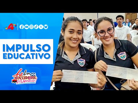 Educación Nicaragua: Gobierno entrega bono presidencial a bachilleres de Rivas 🇳🇮