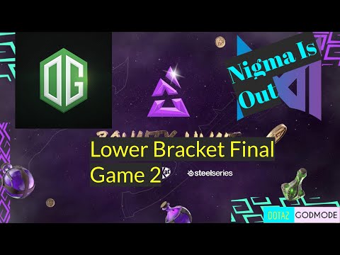 OG.Topson Vengeful MID!!!and NIGMA is out!!!  OG Vs NIGMA Lower Bracket Final Game 2