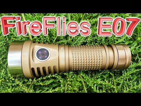 Trail Trek review Fireflies e07 EDC 21700 LED flashlight
