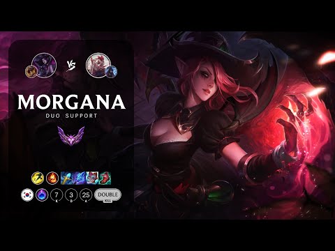 Morgana Support vs Rakan - KR Master Patch 13.23