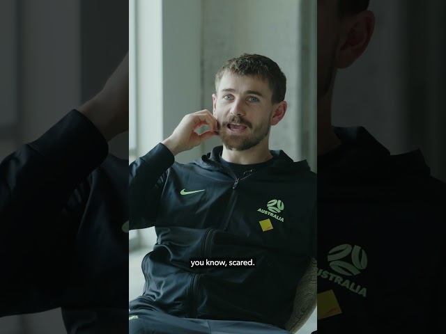 🟥🤣 Connor Metcalfe’s hilarious red card story #Socceroos #shorts