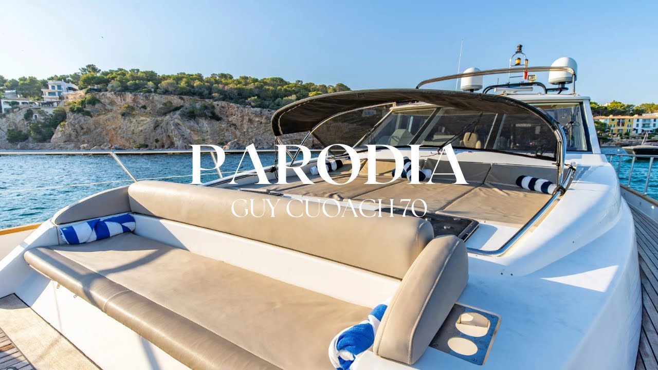Video thumbnail: PARODIA – Guy Couach 70 Yacht Walkthrough