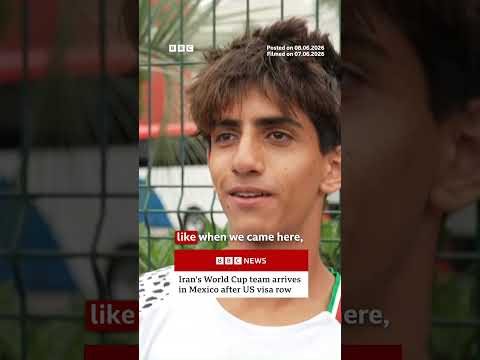 Iran's World Cup team lands in Mexico amid US visa row. #Iran #WorldCup #BBCNews