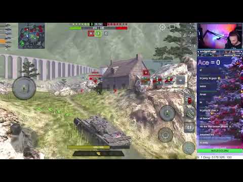 T-100 LT - 1 vs 4 insane kolobanov clutch with 6700 Damage and 1900 Base EXP! - Stream Highlight