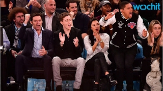 Trevor Noah Sits Courtside With His Girlfriend And Hugh Jackman