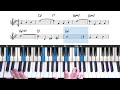 Autumn Leaves Jazz Piano Tutorial Slow Explanations
