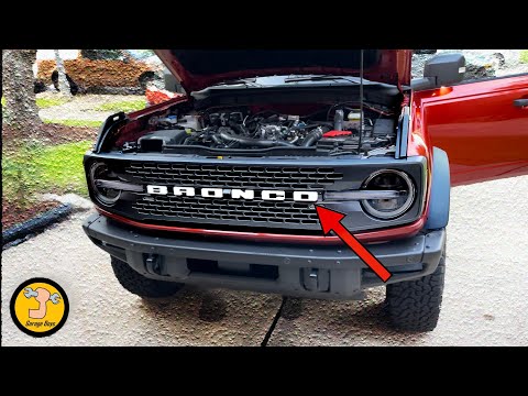 How to install Ford Bronco Grill Letter Lights