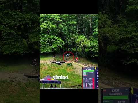 حركة خفية ضيعت عليه الفوز! ⏱️🚲(@uci_mtbworldseries) #shorts