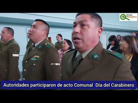 ✅️ Acto #diadelcarabinero en San José comuna #Mariquina #losrios #valdiviacl