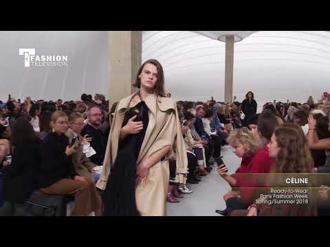 CÉLINE Ready-to-Wear Paris Fashion Week Spring/Summer 2018