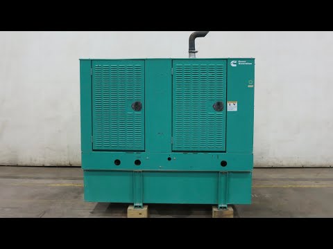 Cummins DGGB 35 kW diesel generator.  Cummins 4B3.3-G1engine, 83 Hrs, Yr 2006 - CSDG # 4707