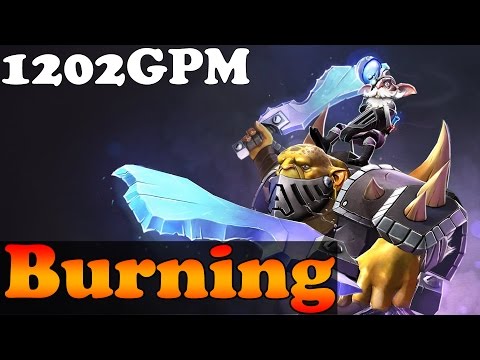 Dota 2 - Burning Plays Alchemist - 1202GPM - Full Game - Ranked Match Gameplay