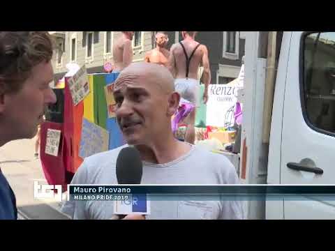 #Milano gay #PRIDe - TG1 sabato 29 GIUGNO 2019 - #StoneWall #DAYs cfr. New York