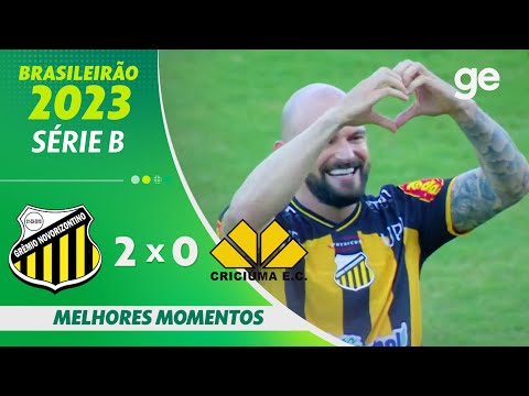 Gols e lances de Novorizontino x Criciúma