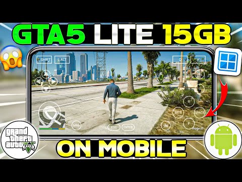 🔥 Gta 5 Lite version Only 15GB On Android | Winlator Emulator Complete Setup & Gta 5 Lite Gameplay
