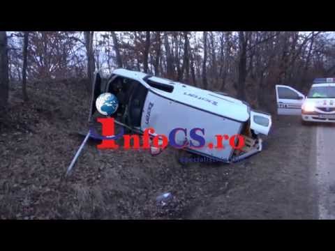 Accident pe DN 58 la km 6 langa Resita 20 ian