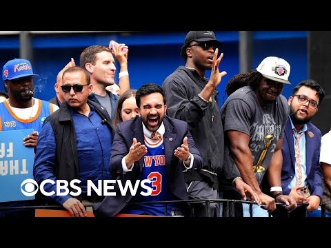 Key highlights from the Knicks parade in New York City that drew millions