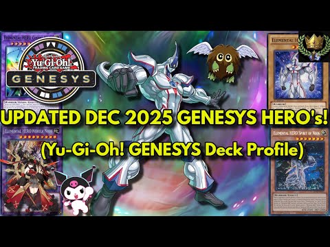UPDATED December 2025 Yu-Gi-Oh! HERO Deck Profile! (Genesys Format) #yugioh #yugiohtcg #konami