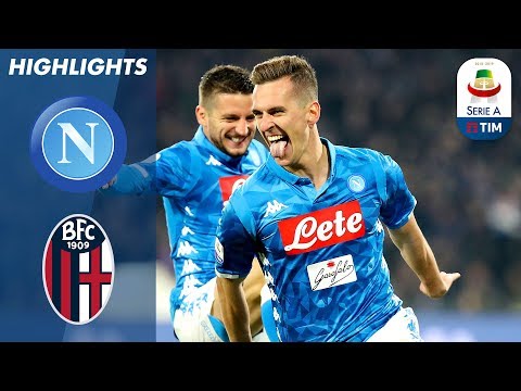 Napoli 3-2 Bologna | Milik Double & Late Mertens Winner as Napoli Edge Out Bologna | Serie A