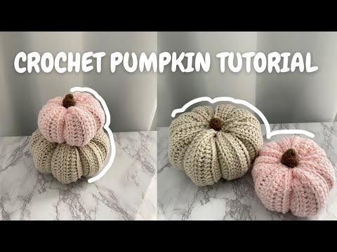 Crochet Pumpkin Tutorial | Beginner-Friendly | Autumn Crochet Series Part: 1 🍁