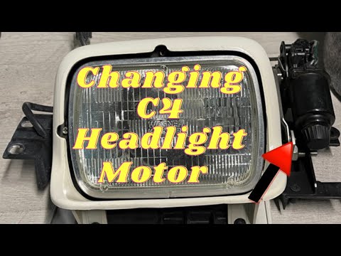 C4 Corvette Headlight Motor Replacement
