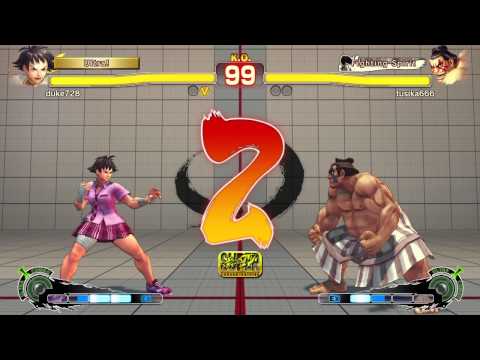 SSF4AE Ranked N.A.: duke728 (Makoto) VS tusika666 (Honda)