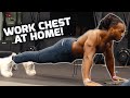 ULISSES HOME CHEST WORKOUT 8 MINUTE FOLLOW ALONG