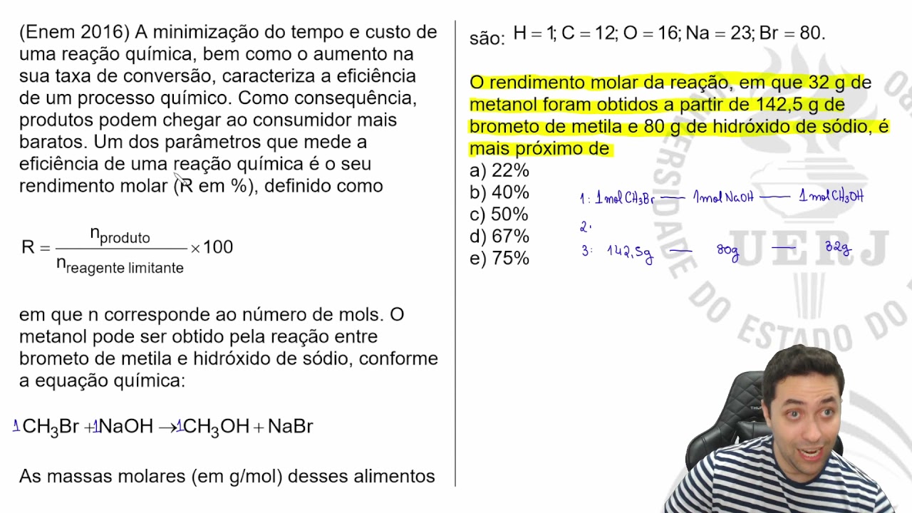 🔥 A minimização do tempo e custo de uma reação química, bem como o aumento na sua taxa de conversão