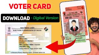 Complete Guide Video - Download Digital Version Voter Card | New Voter Card Download 2023 | S-R-G