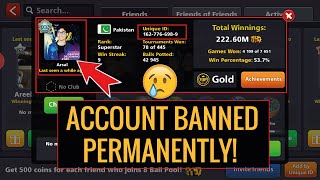 8 Ball Pool - Account Banned - Miniclip Banned My 8 Ball Pool Account Permanently