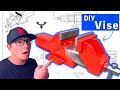 Homemade Bench Vise DIY Build With Engineering Plans