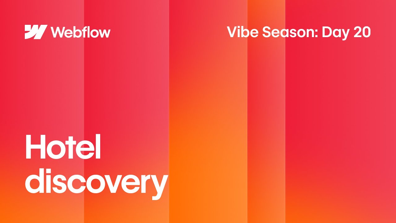 Vibe Season Day 20 | Matching Travelers With Their Perfect Hotel—Powered by App Gen